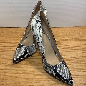 Mix No. 6 Danyah Python Snakeskin Stiletto Heels Size 7.5 M